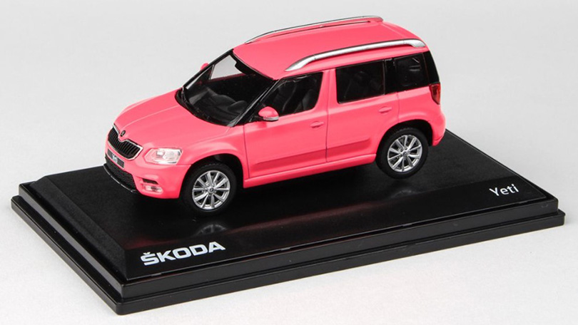 Škoda Yeti FL 2013 Růžová 1:43 - Abrex 