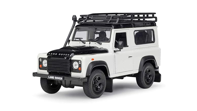 Land Rover Defender se střešním nosičem 1:24 - Welly