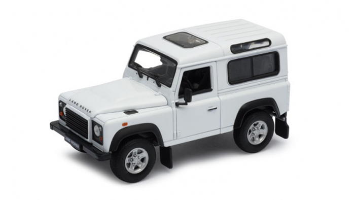 Land Rover Defender bílý 1:24 - Welly