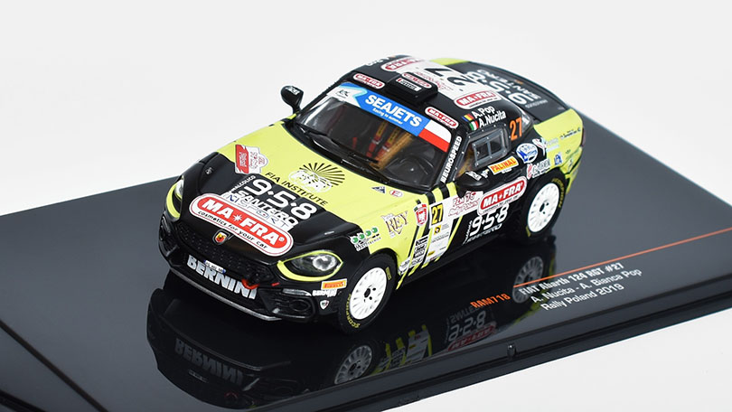 Fiat Abarth 124 RTG #27 Rally Paland 2019 Nucita/Pop 1:43 - IXO Models