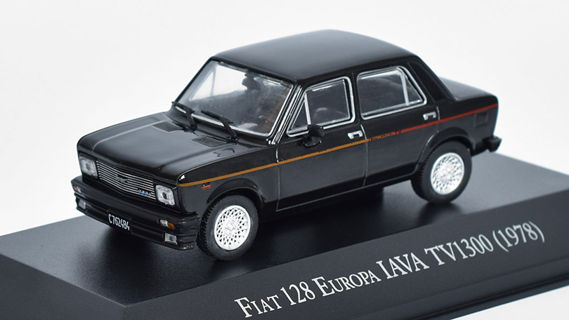 Fiat 128 Europa IAVA TV1300 1978 1:43 - DeAgostini časopis s modelem