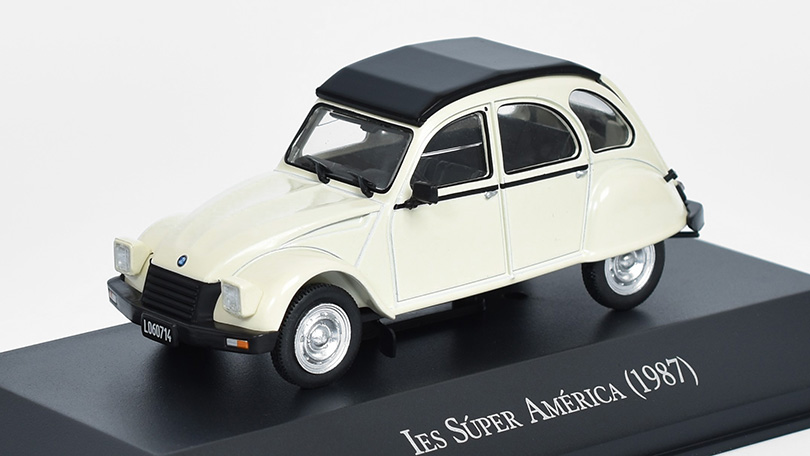 Citroen 2CV Ies Super America 1987 1:43 - DeAgostini časopis s modelem