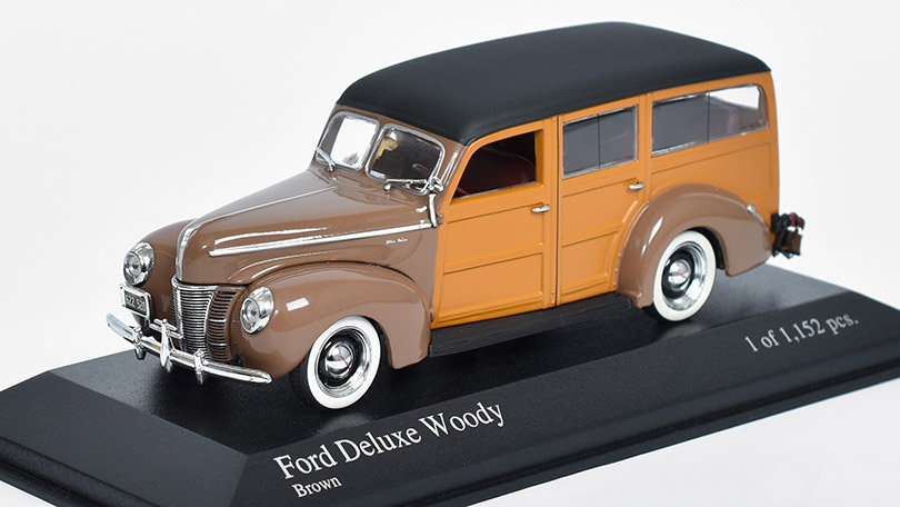 Ford DeLuxe Woody 1940 1:43 - Minichamps 