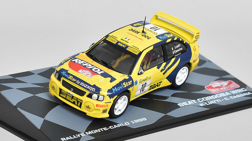 Seat Cordoba WRC #10 Rallye Monte-Carlo 1999 1:43 - Atlas časopis s modelem