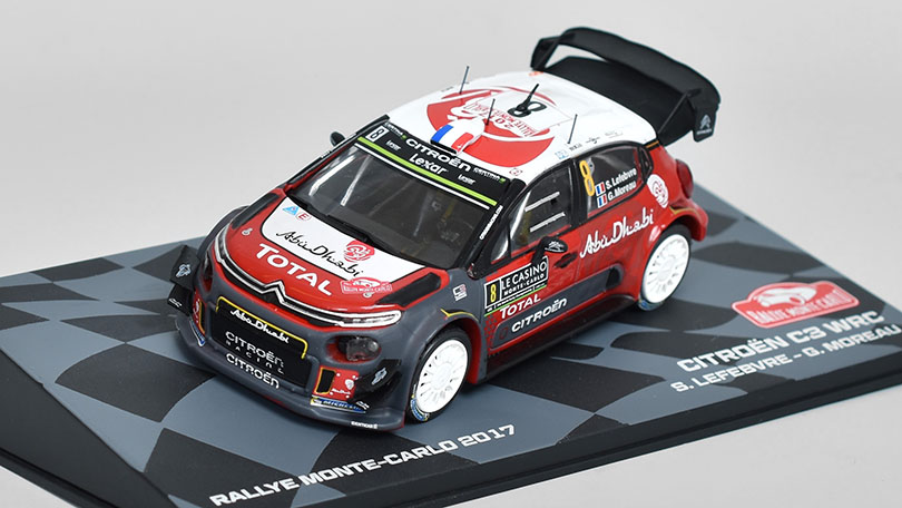 Citroen C3 WRC #8 Rallye Monte-Carlo 2017 1:43 - Atlas časopis s modelem