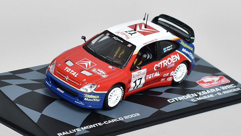 Citroen XSARA WRC #17 Rallye Monte-Carlo 2003 1:43 - Atlas časopis s modelem