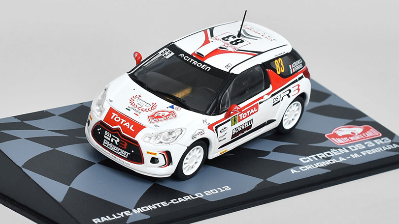 Citroen DS 3 R3 #83 Rallye Monte-Carlo 2013 1:43 - Atlas časopis s modelem