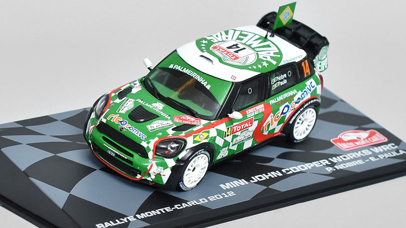 Mini John Cooper WRC #14 Rallye Monte-Carlo 2012 1:43 - Atlas časopis s modelem