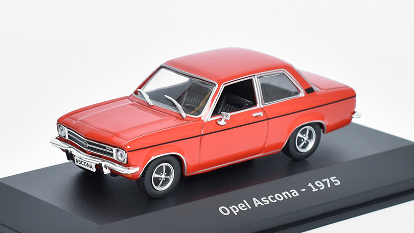 Opel Ascona - 1975 1:43 - Hachette časopis s modelem