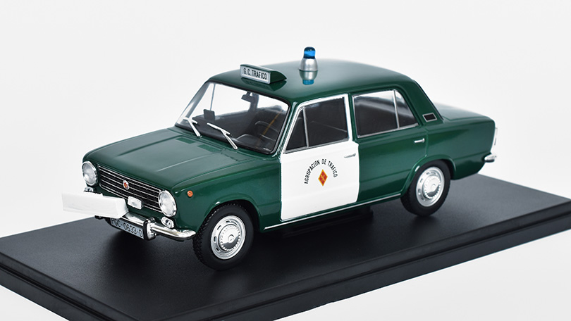 Seat Fiat 124D Dopravní Policie 1973 1:24 - Atlas časopis s modelem