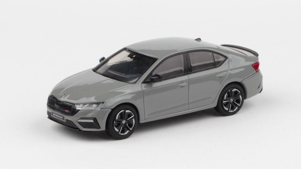 Škoda Octavia IV RS 2020 Šedá Steel  1:43 - ABREX