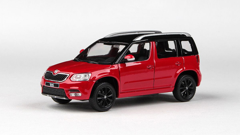 Škoda Yeti FL 2013 Červená Corrida 1:43 - Abrex 