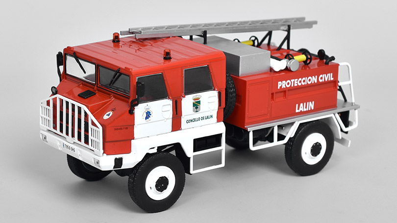 Pegaso 3046 4x4 1984 Concello de Lalin - Hasiči 1:43 - Edicola časopis s modelem