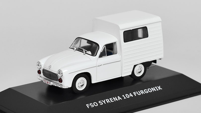 FSO Syrena 104 Furgonik 1:43 - DeAgostini Legendy FSO časopis s modelem #3