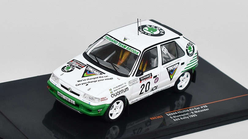 Škoda Felicia Kit Car #20 RAC Rally 1995 Blomqvist/Melander 1:43 - IXO Models 