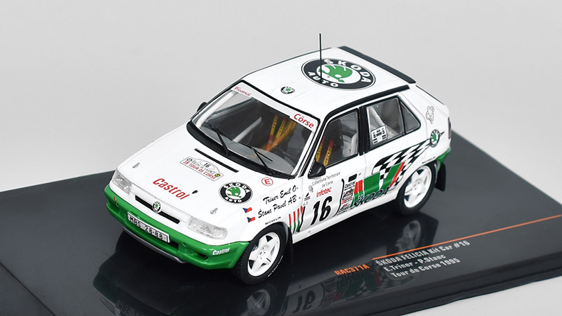 Škoda Felicia Kit Car #16 Tour de Corse 1995 Triner/Stanc 1:43 - IXO Models 