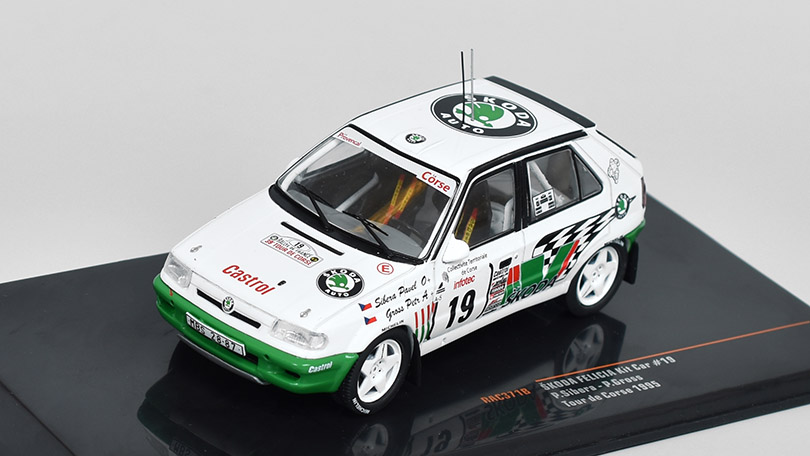 Škoda Felicia Kit Car #19 Tour de Corse 1995 Sibera/Gross 1:43 - IXO Models 