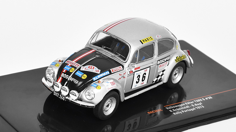 Volkswagen Kafer 1302 S #36 Rally Portugal 1973 Grunsteidel/Hopf 1:43 - IXO