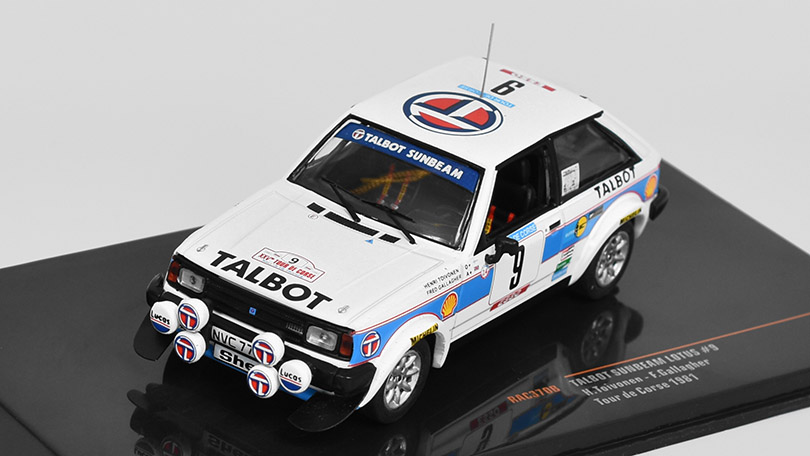 Talbot Sunbeam Lotus #9 Tour de Corse 1981 H.Toivonen/F.Gallagher 1:43 - IXO