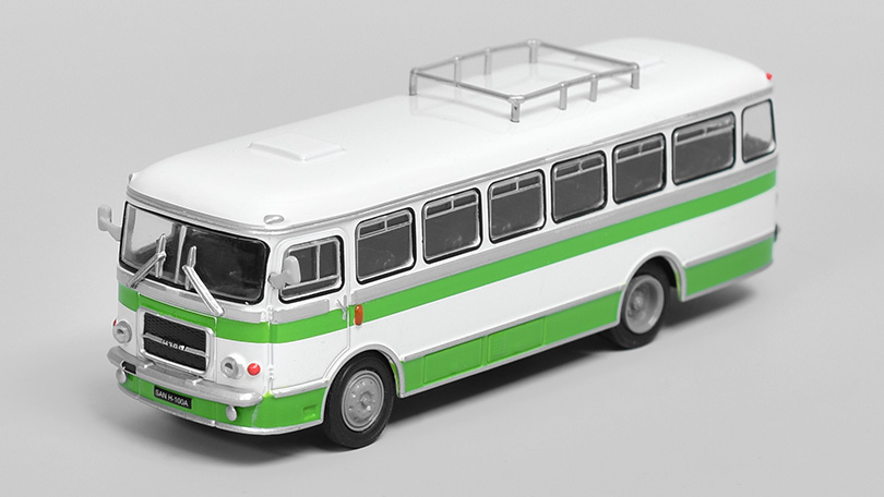 SAN H100A 1:72 - Kultovní autobusy minulé éry časopis s modelem #81