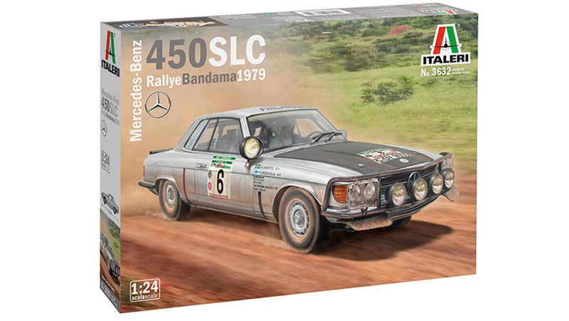 Mercedes-Benz 450 SLC Winner Rallye Bandama 1979 1:24 - stavebnice Italeri