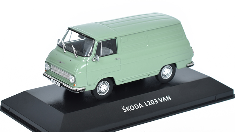 Škoda 1203 VAN 1985 1:43 Kaleidoskop slavných vozů časopis s modelem #31