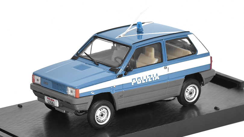 Fiat Panda 45 Dopravní policie 1980 1:43 - Brumm 