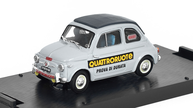 Fiat 500 Nuova 1958 Prova di Durata Quattroroute  1:43 - Brumm 