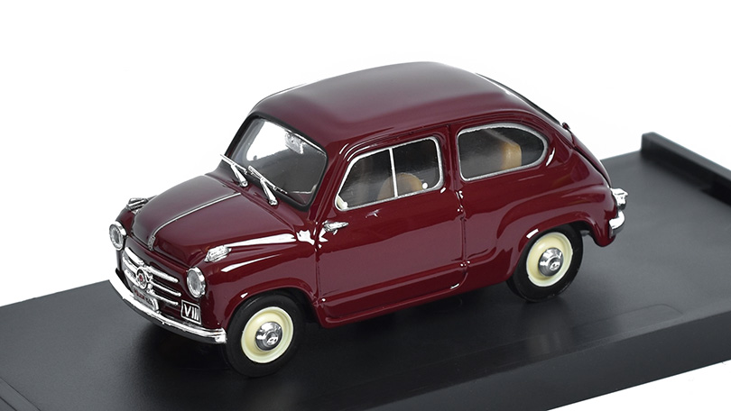 FIAT 600 1 serie Berlina 1955 Dopravní Policie 1:43 - Brumm 