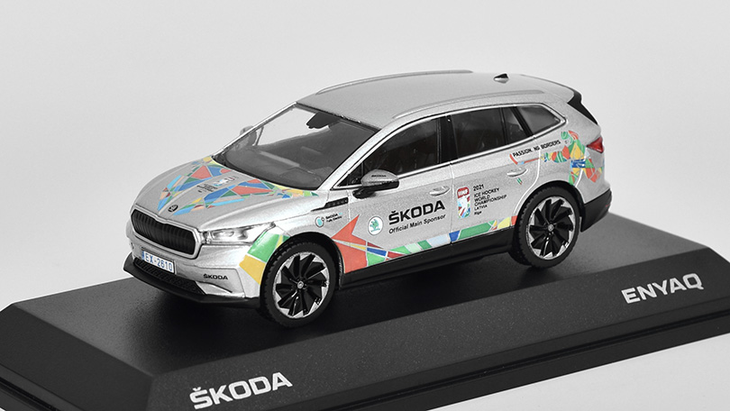 Škoda Enyaq 1:43 - Ice Hockey World Championship Latvia Riga 2021