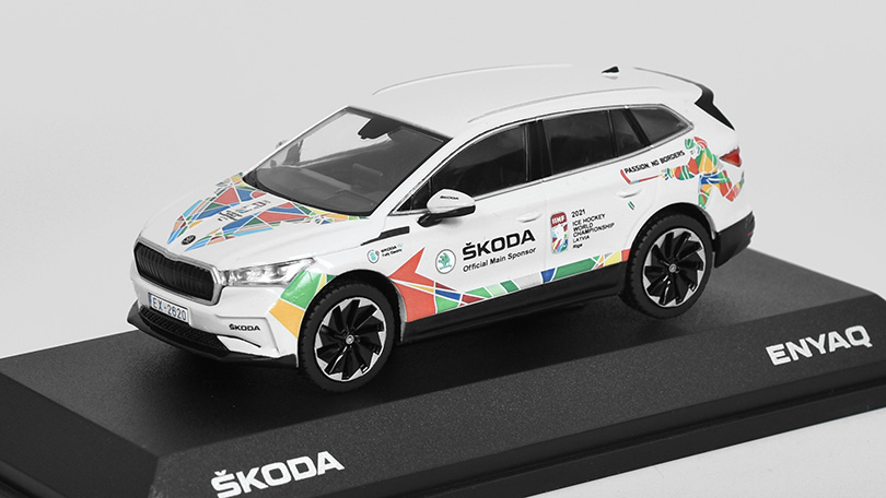 Škoda Enyaq 1:43 - Ice Hockey World Championship Latvia Riga 2021