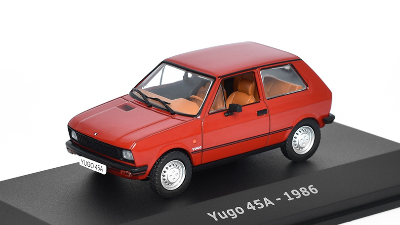 Zastava Yugo 45A 1986 1:43 - Hachette časopis s modelem