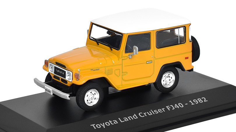 Toyota Land Cruiser FJ40 1982 1:43 - Hachette časopis s modelem