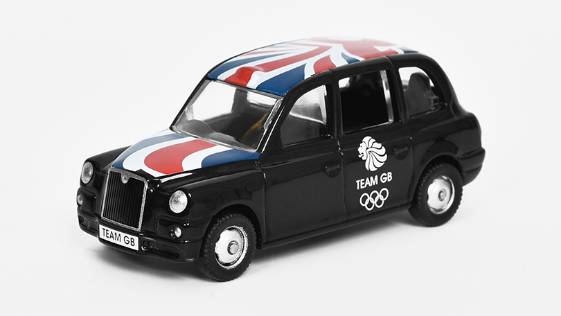 Black Taxi Team GB - London Olympics 2012 1:60 - CORGI BAZAROVÉ ZBOŽÍ