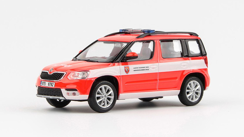 Škoda Yeti FL 2013 HZS Moravskoslezského Kraje 1:43 - Abrex