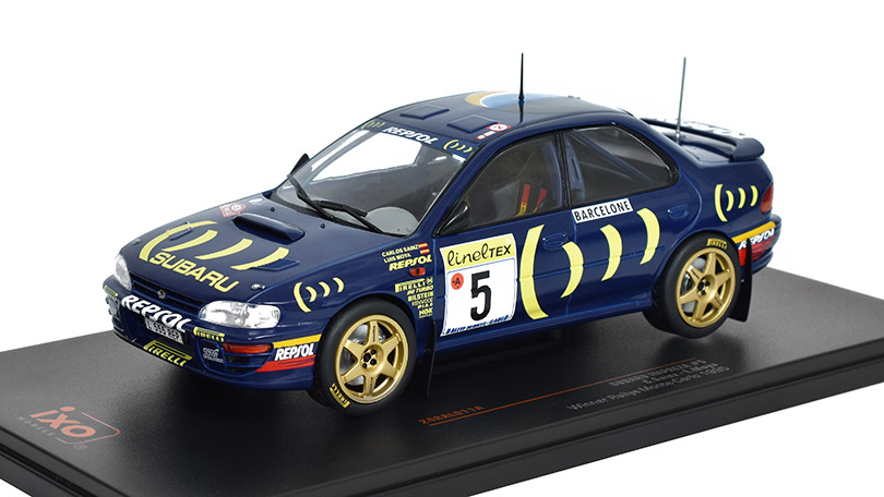 Subaru Impreza 555 #5 Rallye Monte-Carlo 1995 C.Sainz/L.Moya 1:24 - IXO Models