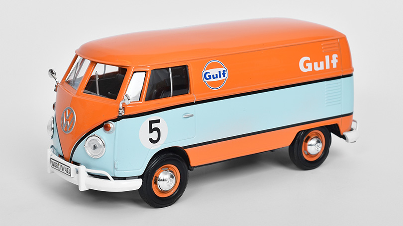 Volkswagen T1 Type 2 Delivery Van #5 1961 Gulf 1:24 - MOTORMAX