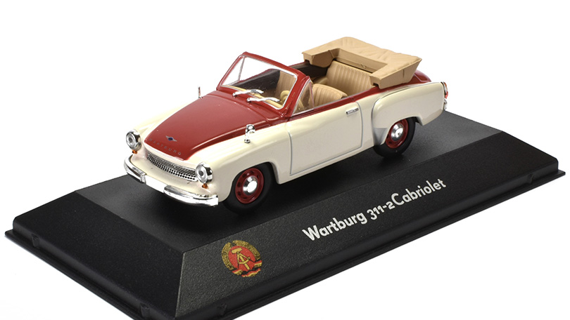 WARTBURG 311-2 Cabriolet 1:43 - Atlas časopis s modelem