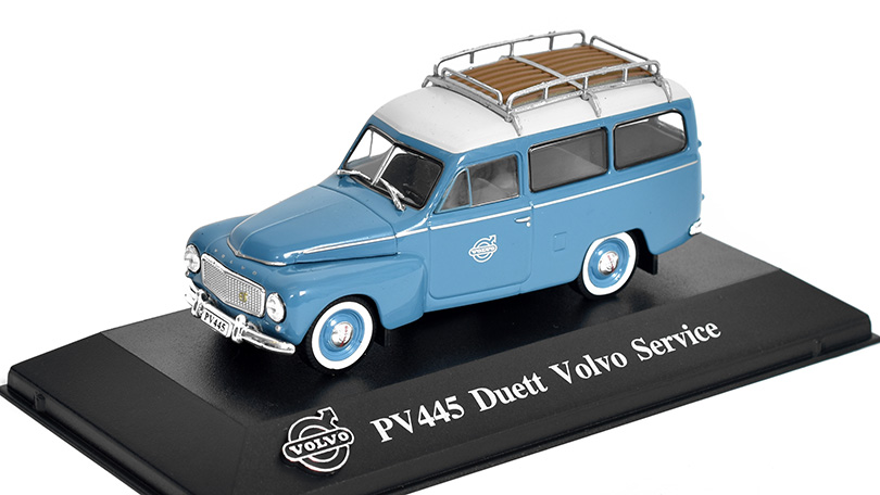 Volvo PV445 Deutt - Volvo Service 1957 1:43 - Atlas časopis s modelem