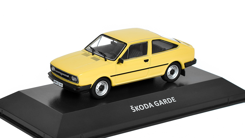 Škoda Garde 1981 1:43 - Kaleidoskop slavných vozů časopis s modelem #34