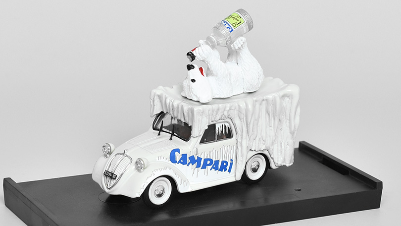 Fiat 500B Furgone Campari 1946 1:43 - Brumm 