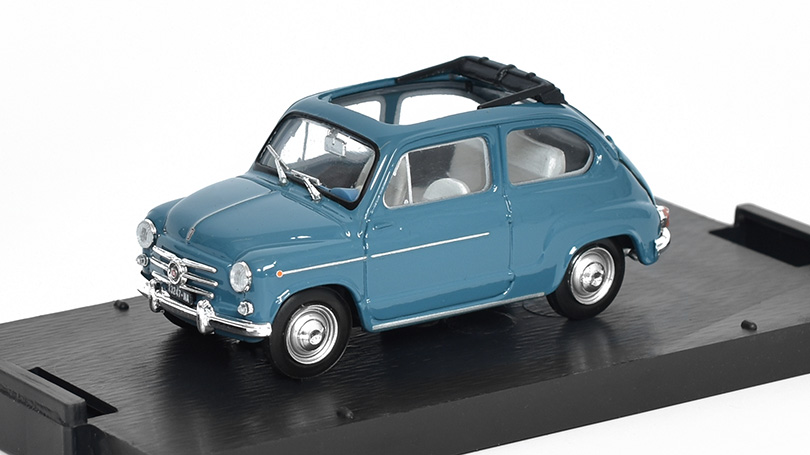 Fiat 600D 1960 modrá 1:43 - Brumm