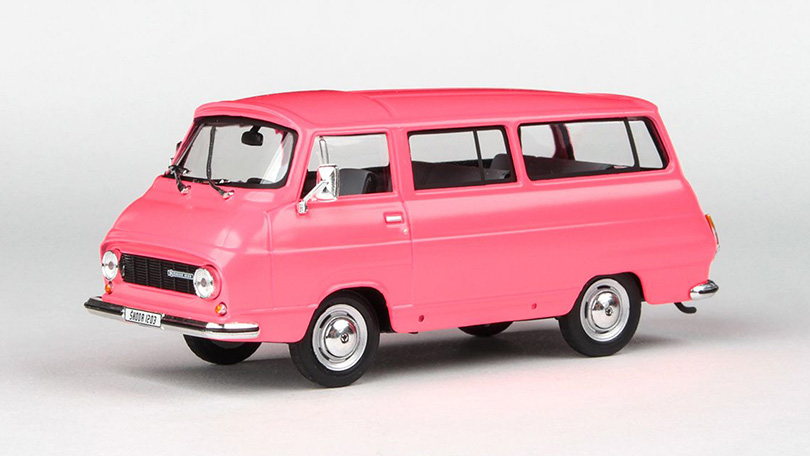 Škoda 1203 1974 - Růžová Matná 1:43 - Abrex 