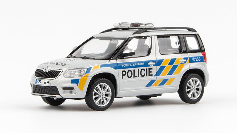 Škoda Yeti FL 2013 Policie ČR 1:43 - Abrex