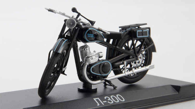 L-300 1:24 - MODIMIO Collections Naše Motocykly časopis s modelem #20