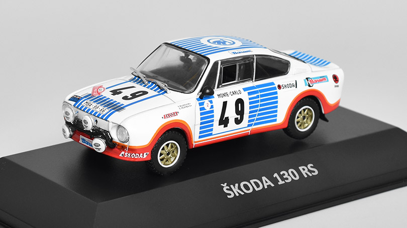 Škoda 130 RS 1977 1:43 Kaleidoskop slavných vozů časopis s modelem #35