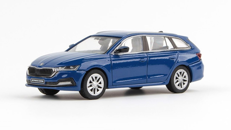 Škoda Octavia IV Combi 2020 Modrá Energy 1:43 - Abrex