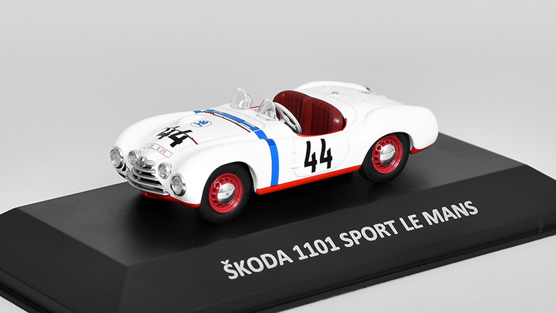 Škoda 1101 Sport Le Mans 1:43 Kaleidoskop slavných vozů časopis s modelem #37