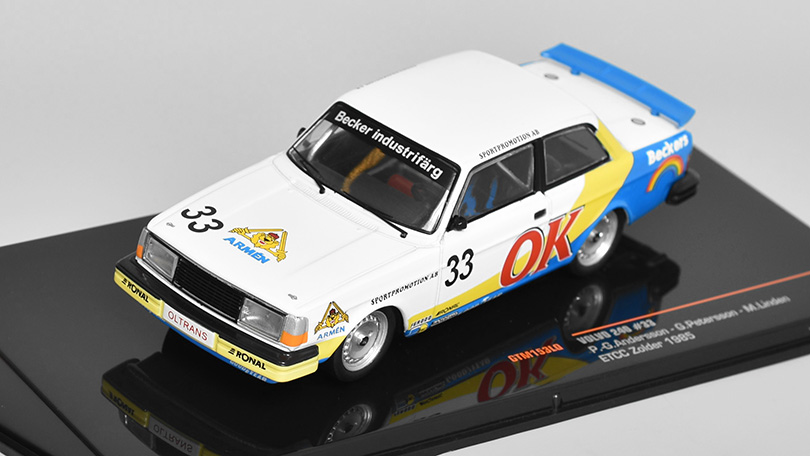 Volvo 240 #33 ETCC Zolder 1985 1:43 - IXO Models