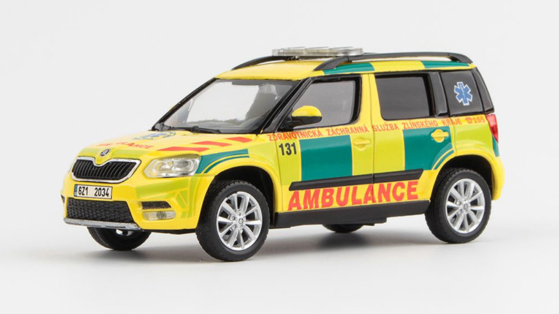 Škoda Yeti FL 2013 ZZS Zlínského Kraje 131 1:43 - Abrex